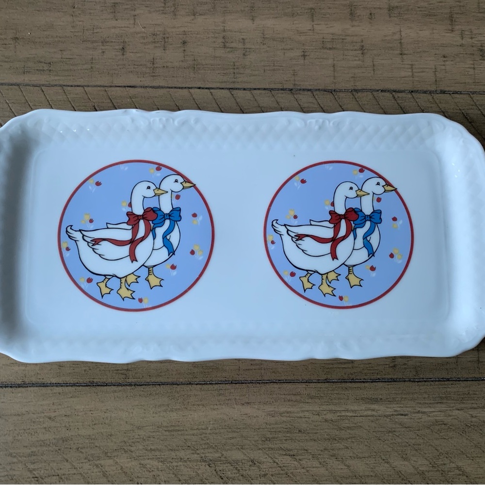 Vintage Goose Dinner/Serving Plate - Eschenbach Bavaria Germany